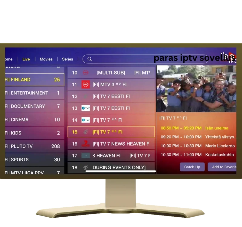 Paras IPTV sovellus Suomessa 2026 – vertailu, EPG ja asetukset